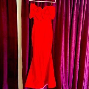 Brand new Rubber Ducky Formal Red Gown.